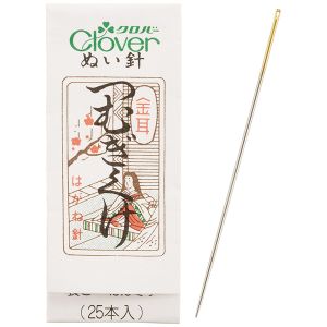 クロバー Clover クロバー N-金耳針 つむぎくけ 25本入り 12-214