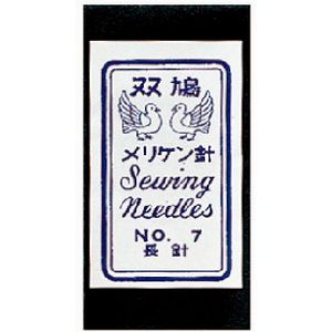 クロバー Clover クロバー N-メリケン針 長 No.7 25本入り 12-246