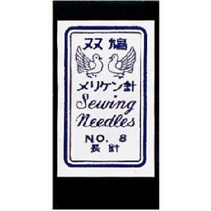 クロバー Clover クロバー N-メリケン針 長 No.8 25本入り 12-247