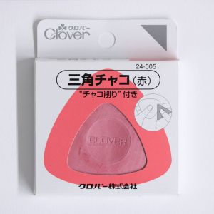 クロバー Clover クロバー 三角チャコ 赤 24-005