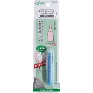 クロバー Clover クロバー チャコライナー ペン型 カートリッジブルー 24-038