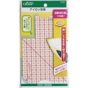 クロバー Clover クロバー アイロン定規 25-057