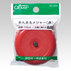 クロバー Clover クロバー まんまるメジャー 赤 25-204