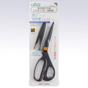 クロバー Clover クロバー 布切はさみ ブラック 携帯型 21cm 36-192
