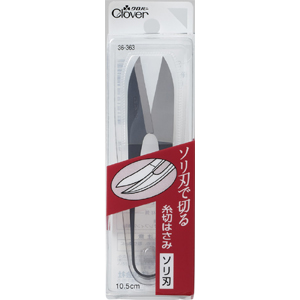 クロバー Clover クロバー 糸切はさみ ソリ刃 10.5cm 36-363
