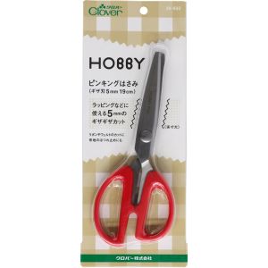 クロバー Clover クロバー ホビーピンキングはさみ ギザ刃5mm19cm 36-632