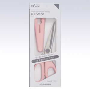 クロバー Clover クロバー ステンレスはさみ キャポ 170 ピンク 17cm 36-661