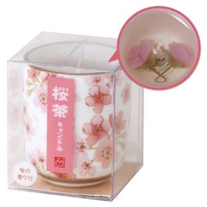 カメヤマ カメヤマ 桜茶キャンドル 小