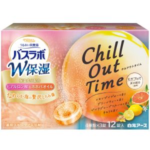 白元アース 白元アース HERSバスラボ W保湿 Chill Out Time 12錠入