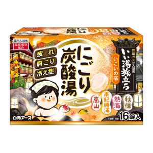 白元アース 白元アース いい湯旅立ち にごり炭酸湯 いこいの宿 16錠入