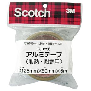 スリーエム 3M スリーエム 3M KAL-50 スコッチ アルミテープ 耐熱 耐寒用 50mm幅