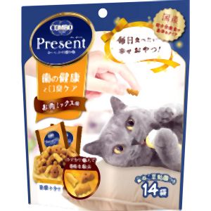 日本ペットフード コンボ プレゼント キャット おやつ 歯の健康と口臭ケア お肉ミックス味 42g 日本ペットフード