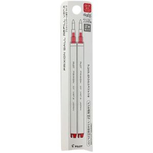 パイロット PILOT パイロット LFBKRF50F-2R フリクションボールノックゾーン0.7mm用インキ 赤 2本