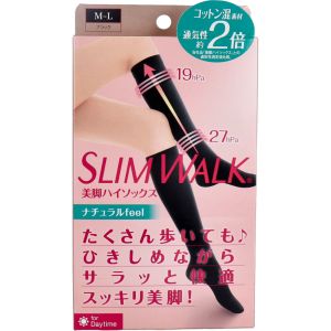 ピップ ピップ スリムウォーク 美脚ハイソックス ナチュラルフィール M～L