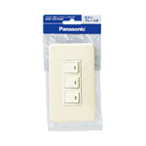 パナソニック Panasonic パナソニック WNP5301MWP フルカラー埋込トリプルスイッチ片切 Panasonic