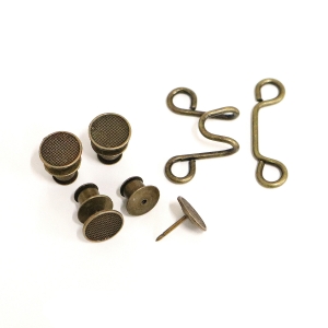 ミササ ミササ ウエスト調整フック 2セット入り アンティークゴールド MIS8022