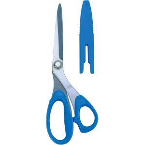 ミササ ミササ 右利き用 ステンレス 裁ちはさみ ブルー 20cm 8167