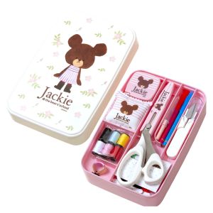 ミササ ミササ くまのがっこう お裁縫箱 うす型 ホワイト No.1794 MIS1794