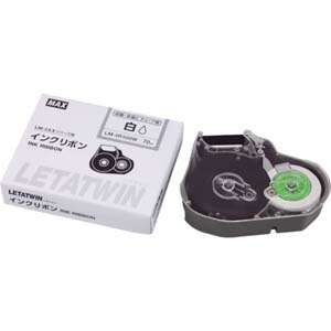 マックス MAX マックス LM-IR500W チューブマーカー レタツイン 専用インクリボンカセット 白 MAX