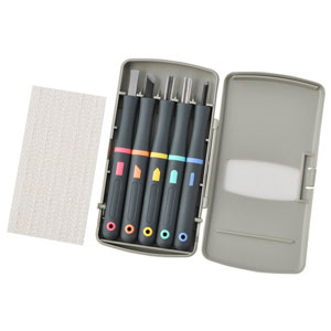 義春刃物 義春刃物 よしはる彫刻刀 GX プラケース入 右用 5本組