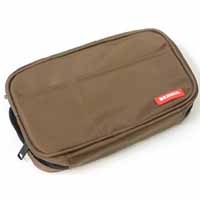 リヒトラブ LIHITLAB ペンケース ブックタイプ 茶 A-7551-9