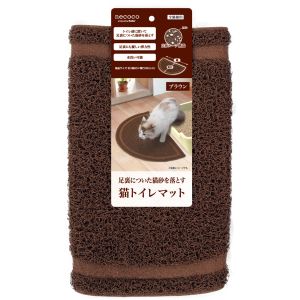 ペティオ Petio ペティオ ネココ 猫トイレマット ブラウン necoco