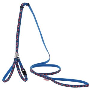 ペティオ Petio ペティオ 猫小町ハーネスリード 椿 ブルー