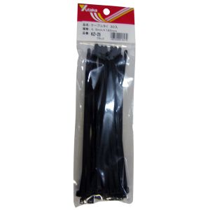 ユタカメイク Yutaka ユタカメイク KO-25 結束タイ ケーブルタイ30入 4.3mm×190mm ブラック