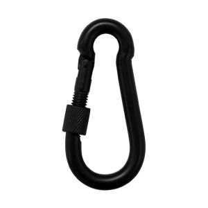 和気産業 和気産業 ロック付スプリングフック つや消し黒 8×80 15-432