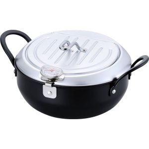 和平フレイズ FREIZ 和平フレイズ 鉄製 蓋付き 天ぷら鍋 20cm IH対応 いいもの小路 TM-9467