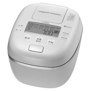 タイガー TIGER タイガー TIGER JPI-X100-WX 圧力IHジャー炊飯器 炊きたて ご泡火炊き 5.5合炊き タルクホワイト