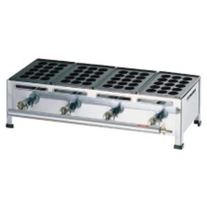 遠藤商事 TKG TKG 関西式 たこ焼器 15穴 4枚掛 LPガス 遠藤商事