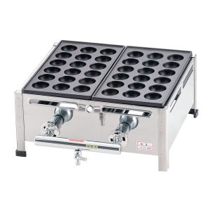 遠藤商事 TKG TKG 関西式 たこ焼器 18穴 1枚掛 LPガス 遠藤商事