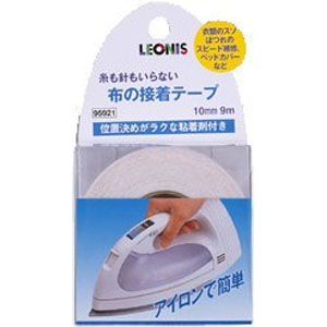 レオニス Leonis レオニス アイロン補修テープ 約幅40mm 1m巻 白 95679
