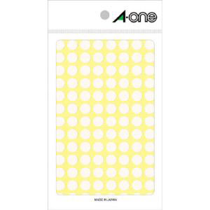 エーワン Aone エーワン 7010 カラーラベル 丸型 9mmΦ 白