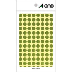 エーワン Aone エーワン 7011 カラーラベル 丸型 9mmΦ 金