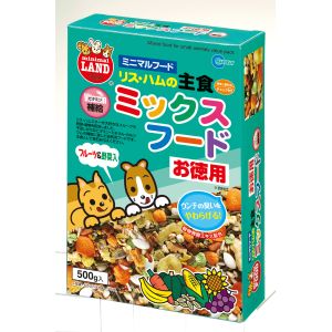 マルカン MG マルカン リス ハムの主食ミックスフードお徳用 500g