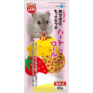 マルカン MG マルカン おててにもってたべるハートinロール 60g ハムスター おやつ