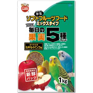 マルカン MG マルカン 毎日の果実5種ブレンド セキセイインコ用 1kg