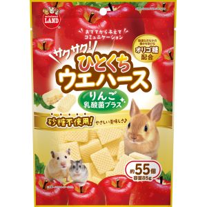 マルカン MG マルカン サクサク ひとくちウエハース りんご 乳酸菌プラス 85g MG
