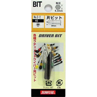 新亀製作所 サンフラッグ SUNFLAG サンフラッグ S-2 差替ドライバー用片ビット 2X30 新亀製作所 SUNFLAG