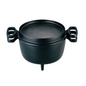 及源鋳造 及源鋳造 南部鉄 ダッチオーブン 天火 両手 26cm F-358