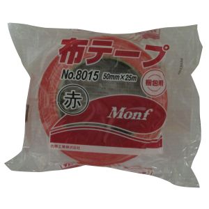 古藤工業 Furuto 古藤工業 A-69 カラー布粘着テープ 赤 50mm×25m 8015
