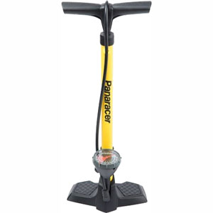 パナレーサー Panaracer パナレーサー BFP-PGAY2-LH ゲージ付フロアポンプ イエロー 英式 米式 仏式 対応 Panaracer