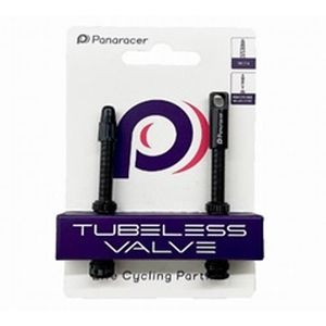 パナレーサー Panaracer パナレーサー チューブ レスバルブ 60mm 2本セット キャップ1個 TLV-60-B Panaracer