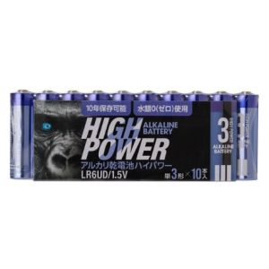伊藤忠リーテイルリンク 伊藤忠 LR6UD/1.5V アルカリ乾電池UD 単3電池 10P ハイパワー10年保存可能