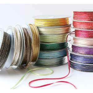 小西リボン Blanc de コア クリスマスリボン エッジラメサテンリボン 3mm×30m No.2903-77 KR2903-3-77 小西リボン