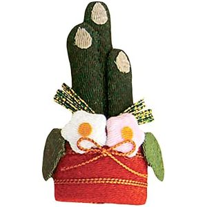 小西リボン Blanc de コア ちりめんパーツ 門松 W5×H7.5×D1.5cm KR-F100 小西リボン