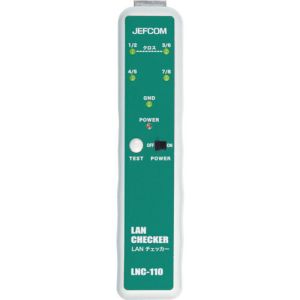 ジェフコム JEFCOM ジェフコム デンサン LNC-110 LANチェッカー メーカー直送 代引不可 沖縄 離島不可