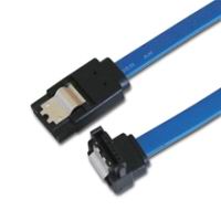 アイネックス AINEX アイネックス SAT-3103LBL ラッチ付 シリアルATAケーブル 片L型コネクタ 30cm AINEX